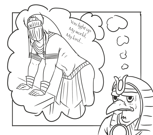 Khepri If He Was In His Human-like Form. Pretty Hunky If You Ask Me, I Think Ra Would Agree.
