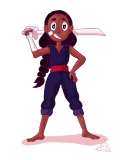 nerdypencil:  Connie the sword fighter~ took