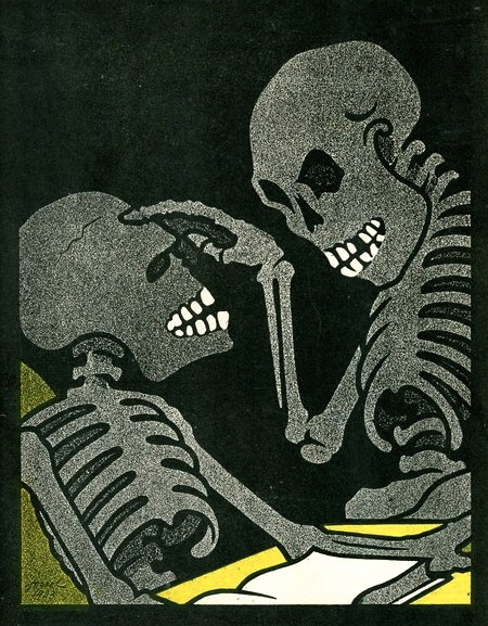magictransistor:Henri-Gustave Jossot. Les Refroidis, L'assiette au Beurre. 1904.