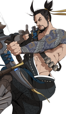 ayiwasdead:  [ Art Update 01 - Hanzo ] i