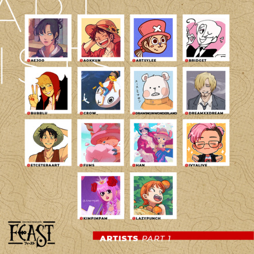 opfoodzine: Feast: A One Piece Food Zine Contributor List We’re incredibly excited to finally 