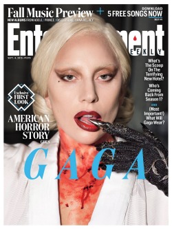 ladyxgaga: Lady Gaga on the cover of Entertainment