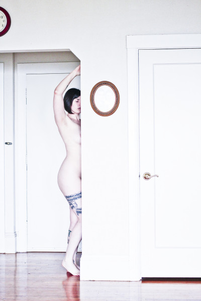 thisawkwardmachine:Self portraits, 2014.02.08—————————-No porn blogs, please.