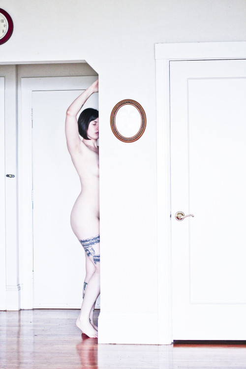 thisawkwardmachine:Self portraits, 2014.02.08—————————-No porn blogs, please.