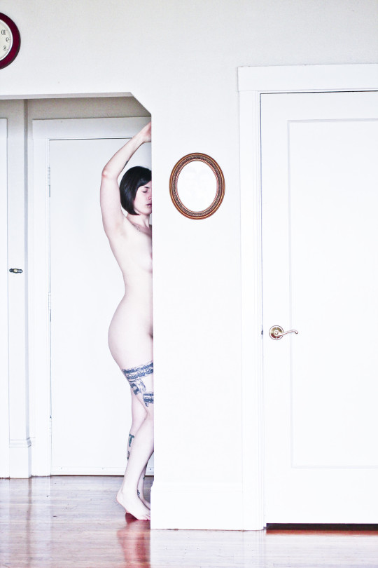 thisawkwardmachine:Self portraits, 2014.02.08—————————-No porn blogs, please.