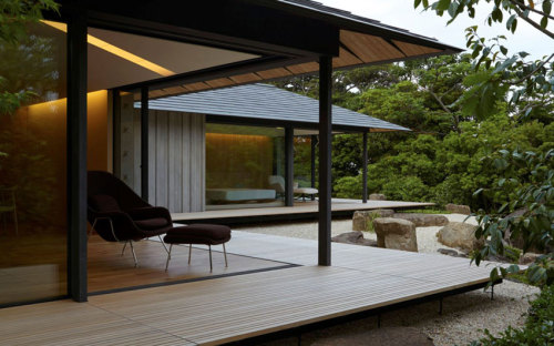 home-dsign: PC Garden House in Japan by Kengo Kuma.