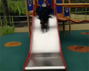 starrose17:George Blagden.  In a playground.  Wearing a helmet.( x )