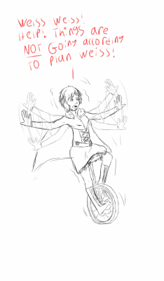 Xekstrin requested Ruby on a unicycle and