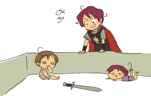 scribblemynizzle:  parenting 101 starring the Roman Empirelast image inspired by this