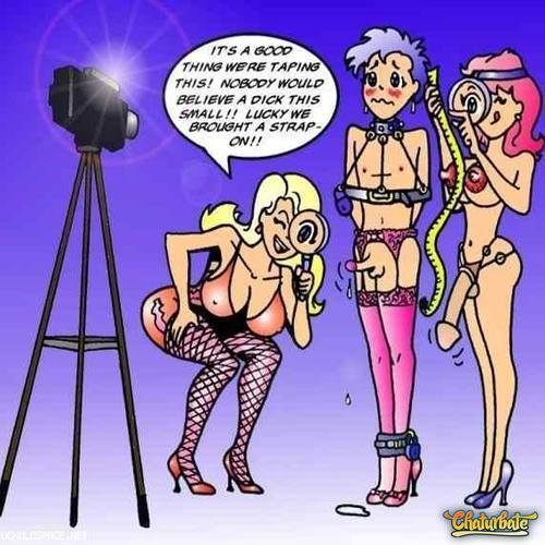 ciod:  Femdom Cartoon Image of the Day  Humiliation &hellip;.. it can also be part of the fun