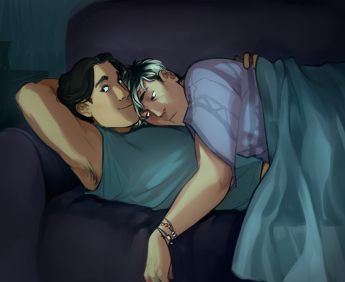 sajwho-art:  Drawing casual domestic scenes with Cecil and Carlos is self care