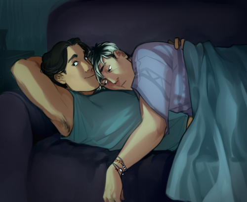 sajwho-art: Drawing casual domestic scenes with Cecil and Carlos is self care