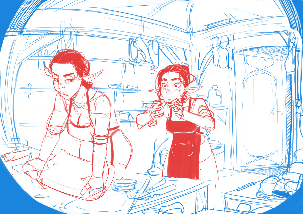Man this way of doing things is really fast. It feels like this scene needs one more