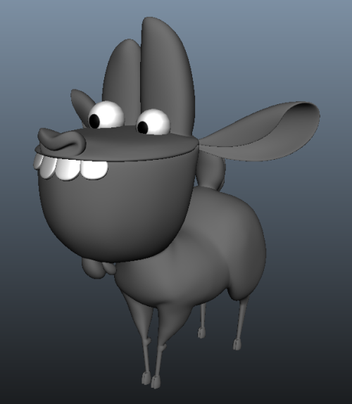 hyraxattax:Almost done modeling this guy. 