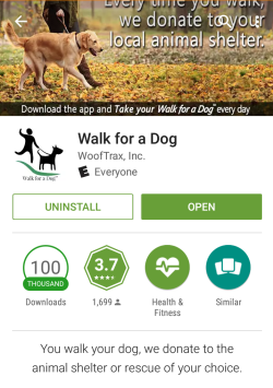 artoftabby:  Not sure if it’s been posted or not here, but if you walk while playing Pokémon GO please consider using WoofTrak that tracks your distance and donates $$ to a local rescue of your pick. You don’t have to have a dog to use the app! 