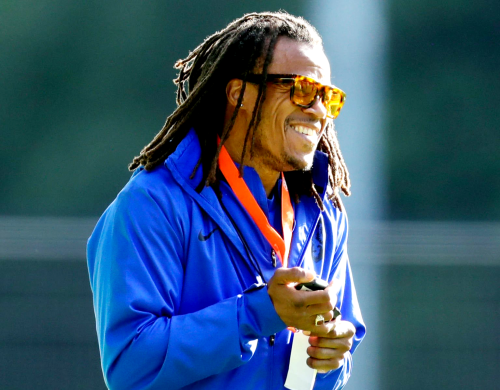 Edgar Davids (Assistant trainer) during training at the KNVB Campus on June 9, 2022 in Zeist, The Ne