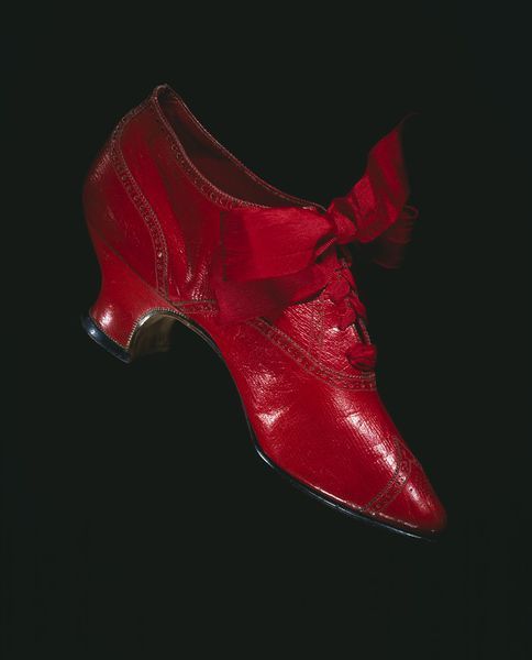 ephemeral-elegance:Punched Leather Heels, ca. 1900Hook, Knowles & Co.via V&A