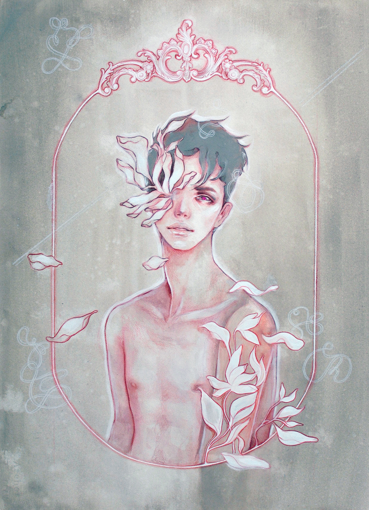 tokwap:  &ldquo;Incubus 16&rdquo; 22&quot;x30&quot; watercolor, acrylic,