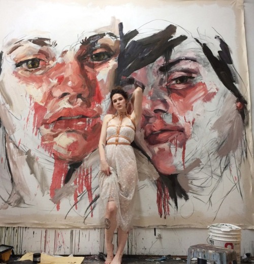 ellysmallwood:  10ftx12ft, oil