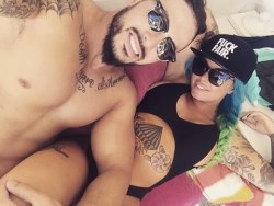 Pool day with poo @mikeyprettyboyperez by christymack