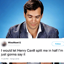 soldierwinters:Henry Cavill reading thirst tweets.BONUSDo you get called “daddy” a lot?