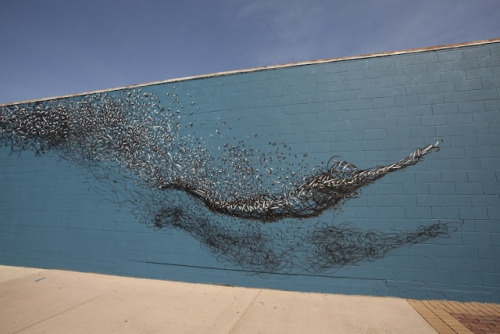 DALeast Street art. (via DALeast - In Rochester and Los Angeles)