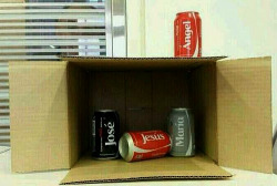 kateshields:  Coke Nativity. Love this. 