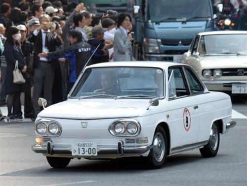 スバル３６０、コスモスポーツ…　東京モーターショー６０周年記念で、往年の名車がパレード