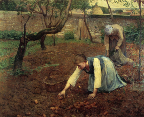 The Potato Gatherers, 1891, Guy RoseMedium: oil,canvas