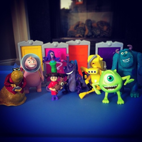 My #MonstersInc #HappyMeal toys! #90sToys #McDonalds #KidsMealToys #ChildhoodMemories