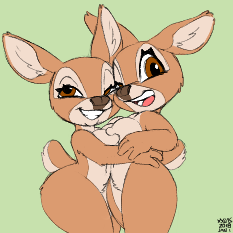 xylas:  happy nude deer!
