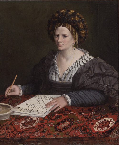 Laura Pisani (1525). Gabriele Cappellini, aka Calzolaretto (Italian, active c.1520). Oil on can