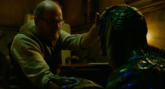 thoughtfulfangirling: Legit one of my favorite parts of The Shape of Water was how, after Elisa had to beg and plead with Giles to help her save Amphibian Man, Giles finally agrees to help despite not wanting to because he understands her desperation. 