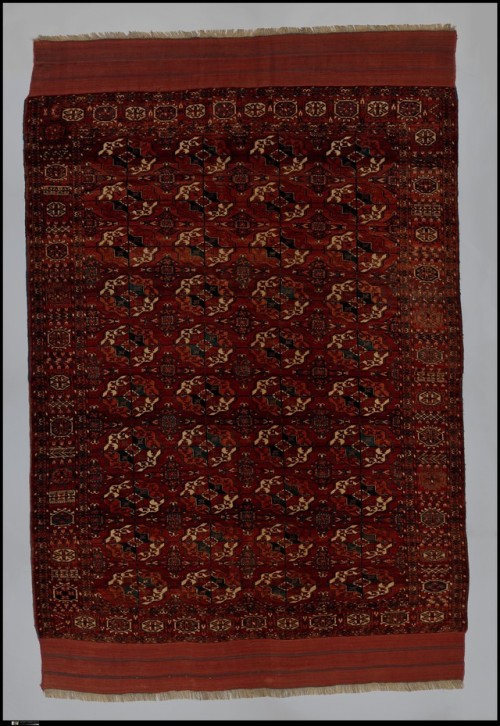 Tekke Main Carpet, Islamic ArtMedium: Wool (warp), wool (weft and pile asymmetrically knotted pileTh