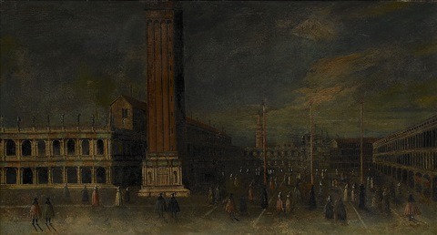 Apollonio Domenichini (1715 - 1770)Saint Mark’s Place - Venice