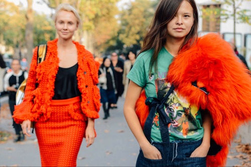 Paris S/S 2015 Fashion Week street style by Tommy Ton