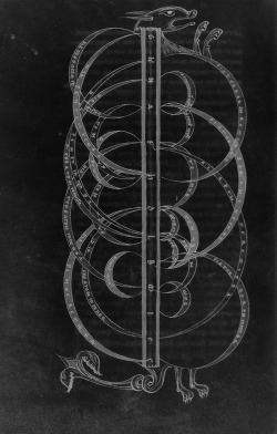 chaosophia218:  Boëthius - ’De Musica’, is a manuscript about the theory of music. The main focus of the treatise is the mathematical basis of music, and the beautifully-drawn diagrams with their graceful arches illustrate the mathematical ratios