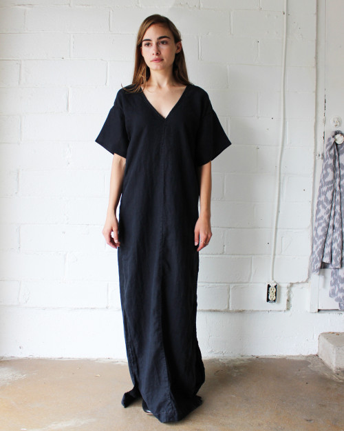  TULUM CAFTAN - BLACK INK