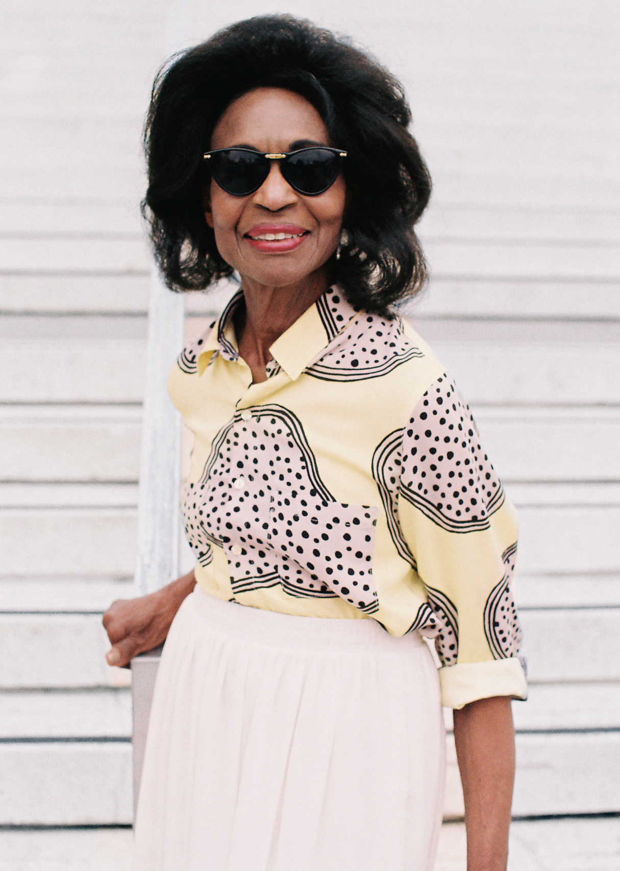 americanapparel:  Delores in Downtown LA, June 2014.
