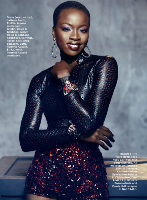 gradientlair: Danai Gurira in Essence looking REGAL and STUNNING and BEAUTIFUL and FLAWLESS! (Kudos 