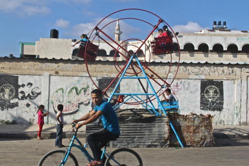 One year on from the war, this is what it’s like to live in Gaza. 