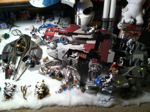 nmallenart: So my husband rexonleave and I didn’t want to put our Clone Wars figure collection