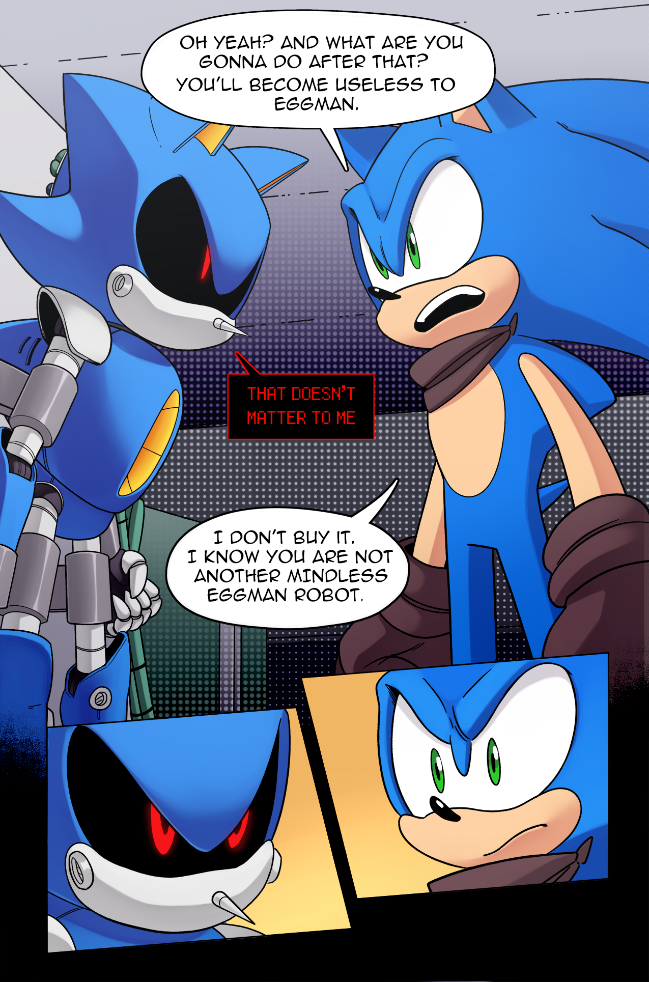 ScarpArcher_Duo 🇵🇸 on X: Metal Sonic Rebooted. Encounter at Lethal  Harbor.  / X