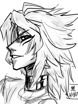 mageofspace924:Marik Ishtar doodle thingy–I wasnt using reference so its not very accurate 😫