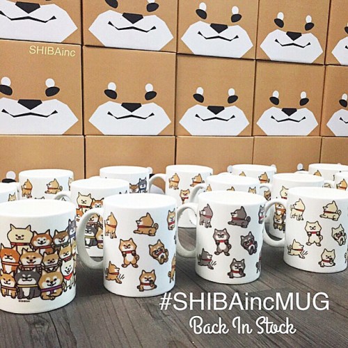 Such a busy Wednesday  #SHIBAincMUG all #BackInStock today❤️ ••Thank You for supporting #S