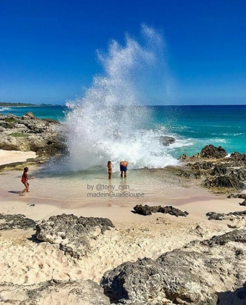 “ La Douhe “ à Saint-François , Guadeloupe (Caribbean - F.W.I) by Tony_cpn // “ The shower “ at Sain