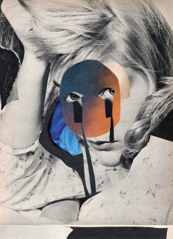 charleswilkin:  Midnight Oasis Collage On Paper 2013  EYEZ