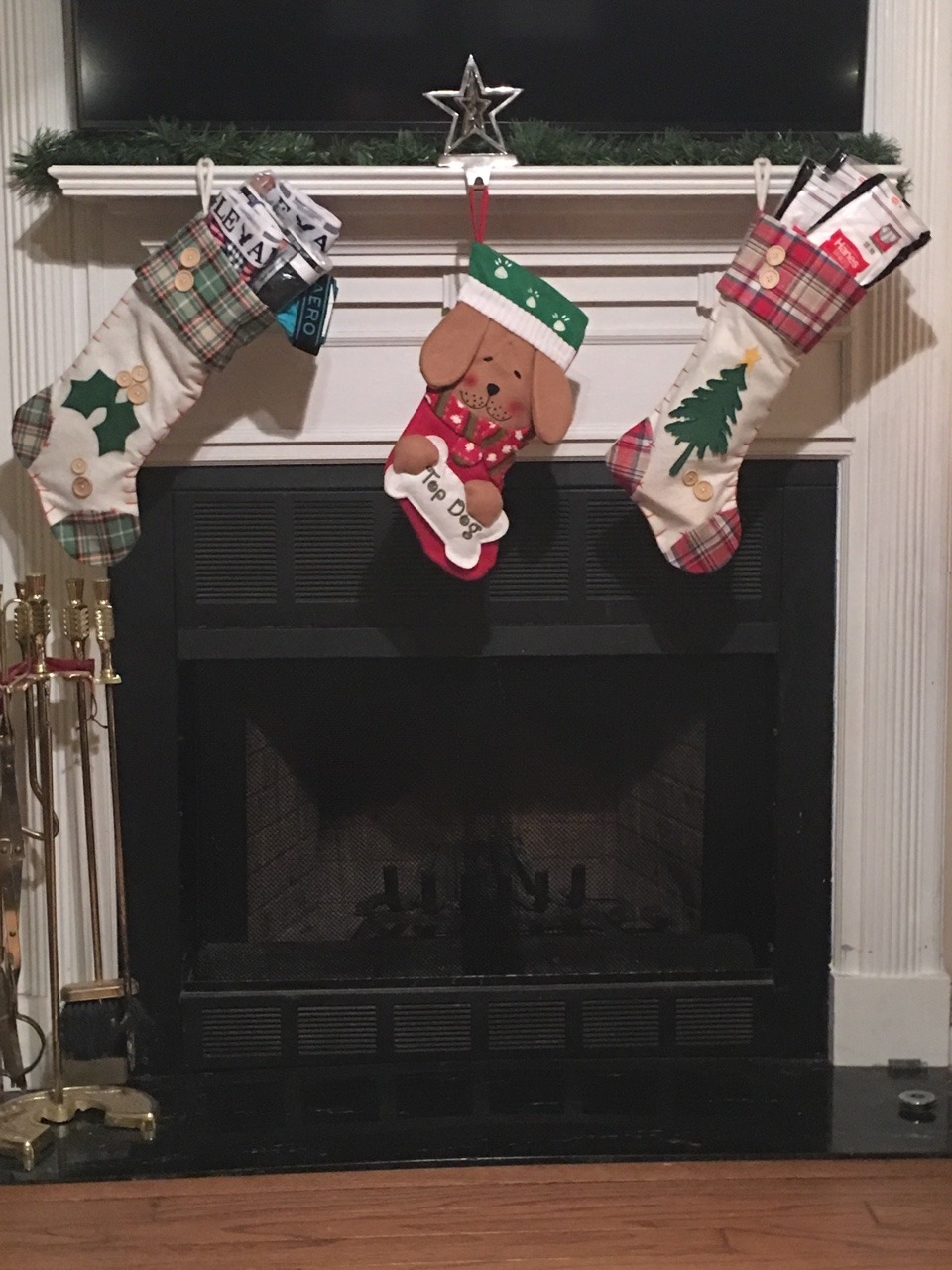 briefsmaninga:Our stockings. My Santa is so sick of buying me briefs for Christmas,