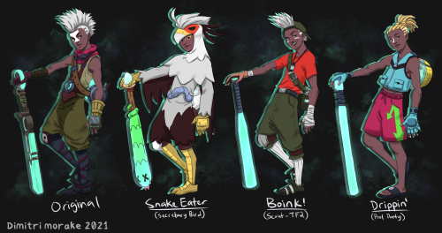 Revisited fan skins done for League of Legends&rsquo; champion Ekko. Cleaned up and refined the 