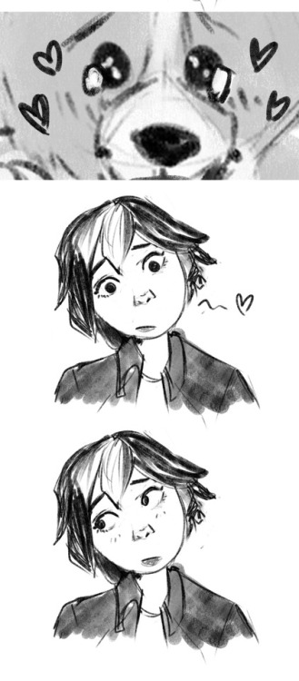 funkytoesart: Honorary Seventh Member of Big Hero 6 :D I just… want some of that sappy, fluff